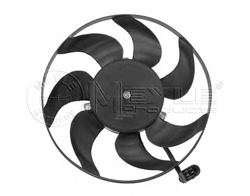 VN7536 AVA ventilador elétrico de esfriamento montado (motor + roda de aletas direito)