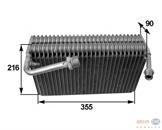 Vaporizador de aparelho de ar condicionado 8FV351210551 HELLA