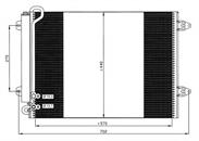 Радиатор кондиционера 35614 NRF
