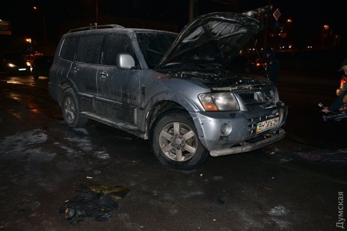 В Одесі спалили джип лідера Автомайдану