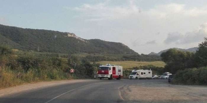 В Криму з обриву упав пасажирський автобус