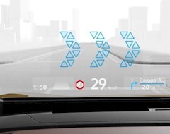 Volkswagen представил дисплей с дополненной реальностью