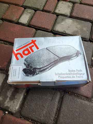 Колодки передние 215930 HART