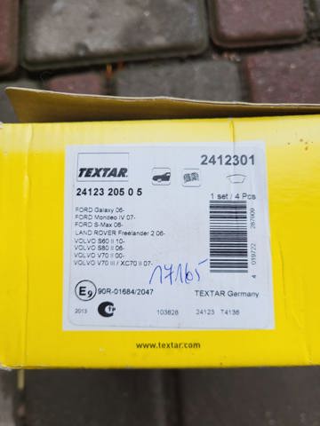 2432301 Колодки тормозные задние дисковые купить Запорожье