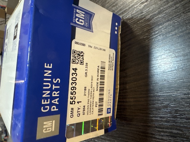 Термостат в корпусе 55593034 GM