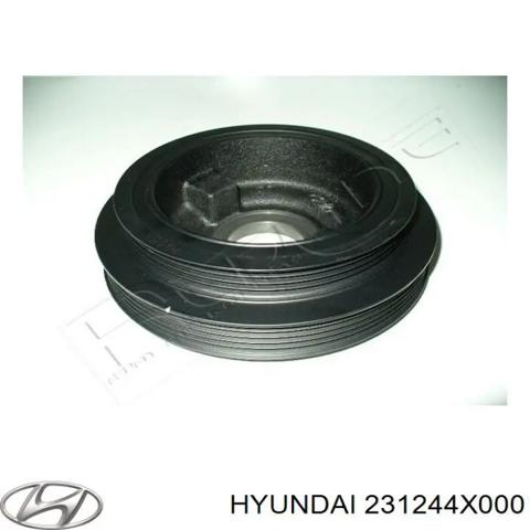 Шкив-демпфер коленвала 231244X000 HYUNDAI