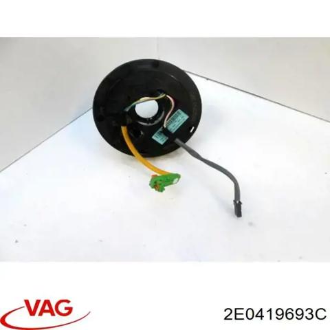 Кольцо AIRBAG контактное, шлейф руля 2E0419693C VAG