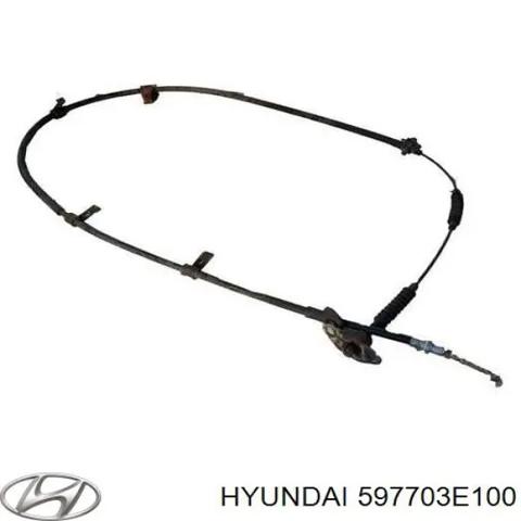 Трос стояночного тормоза задний правый 597703E100 HYUNDAI