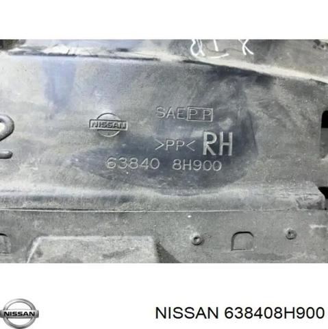 Правый подкрылок переднего крыла 638408H900 NISSAN