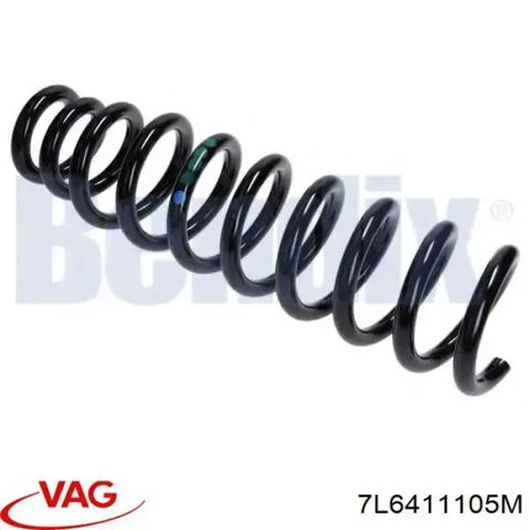 Пружина передней подвески 7L6411105M VAG