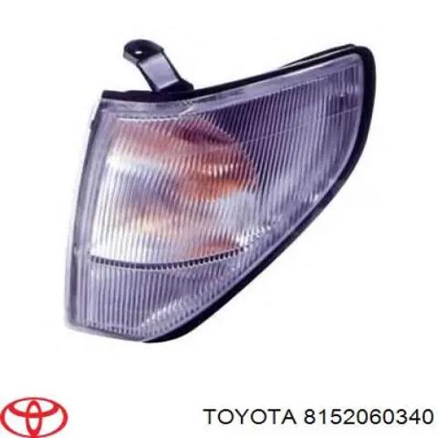Передний фонарь указателя поворота 8152060340 TOYOTA