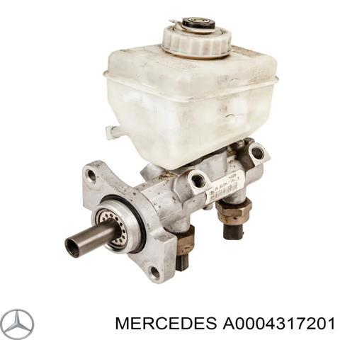 Цилиндр главный тормоза (гидротормозов) A0004317201 MERCEDES