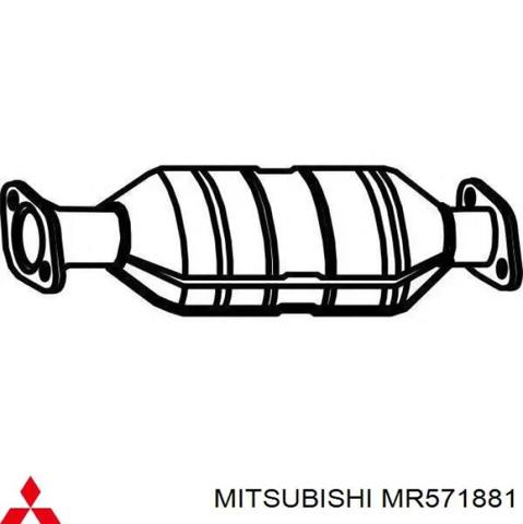Каталитический нейтрализатор отработавших газов MR571881 MITSUBISHI