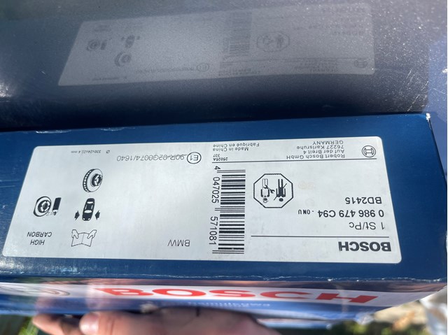 0986479C94 BOSCH Передние тормозные диски купить в Сумы