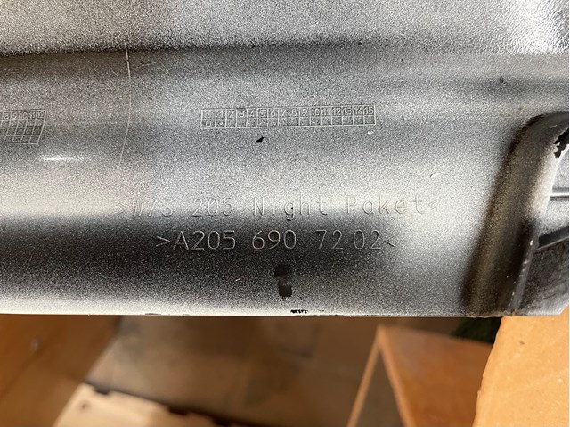 MERCEDES A2056907202 Накладка (молдинг) порога наружная правая в наличии Николаев