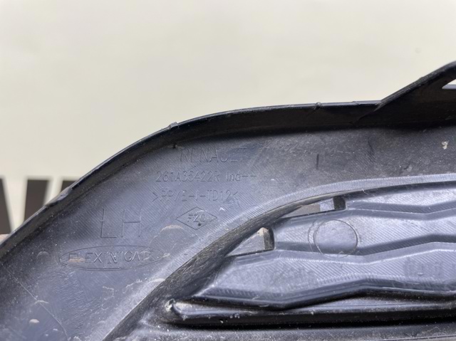 261A35422R RENAULT Заглушка (решетка) противотуманных фар бампера переднего левая купить в Павлоград