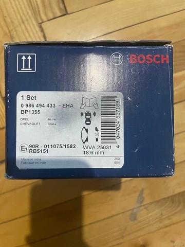 BOSCH 0986494433 Передние тормозные колодки в наличии Черкассы