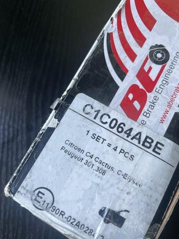 C1C064ABE Передние тормозные колодки купить Киев