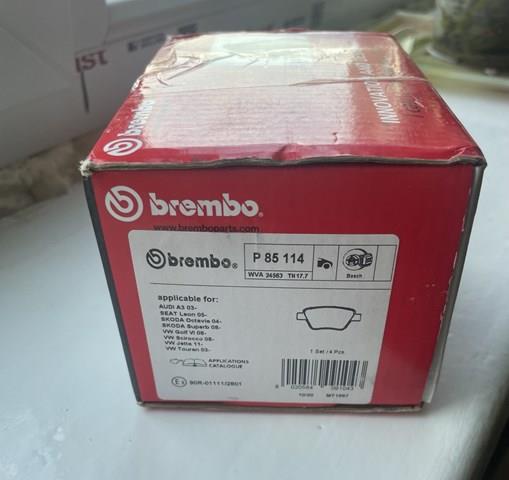 BREMBO P85114 Колодки тормозные задние дисковые в наличии Сумы