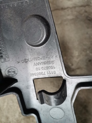 51117385345 Кронштейн крепления противотуманной фары левой купить Винница