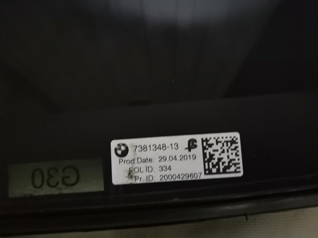 51357381348 BMW Стекло-форточка двери задней правой купить в Харьков