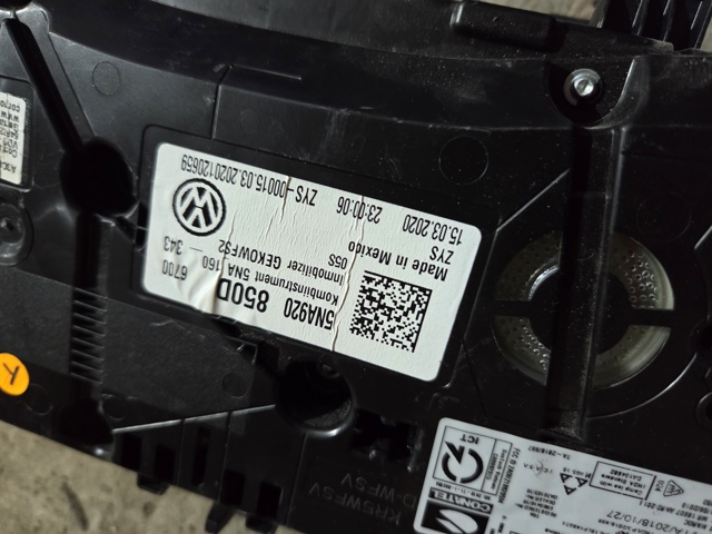 5NA920850D VAG Приборная доска (щиток приборов) купить в Винница