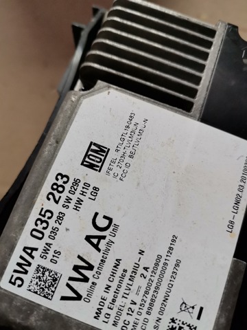 VAG 5WA035283 Блок управление Bluetooth в наличии Ирпень