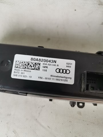 80A820043N VAG Блок управления режимами отопления/кондиционирования купить в Каменское