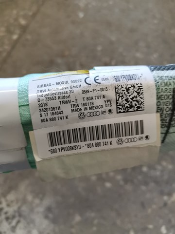 80A880741K Подушка безопасности (AIRBAG) шторка боковая левая купить Запорожье