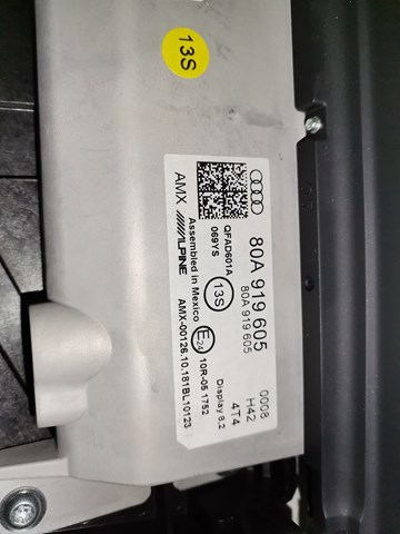 VAG 80A919605 Дисплей многофункциональный в наличии Львов