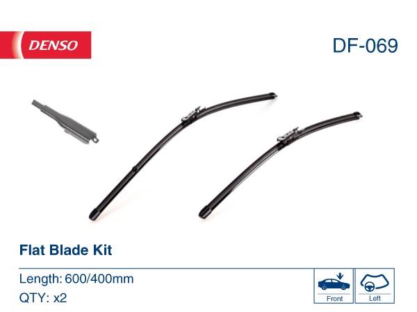 DF069 DENSO Щетка-дворник лобового стекла, комплект из 2 шт. купить в Каменское