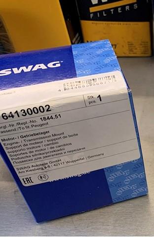 SWAG 64130002 Подушка (опора) двигателя левая в наличии Чернигов