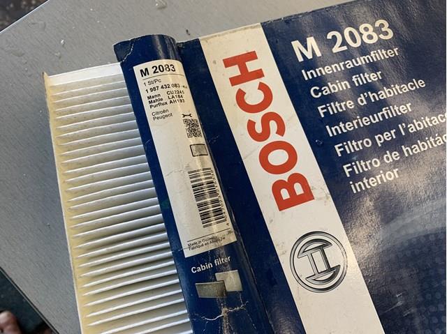 BOSCH M2083 Фильтр салона в наличии Ужгород