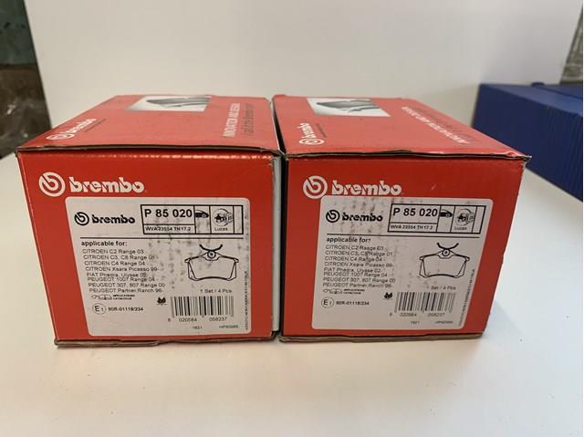 BREMBO P85020 Колодки тормозные задние дисковые в наличии Киев
