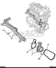 Bomba de água (bomba) de esfriamento 9803442480 PEUGEOT