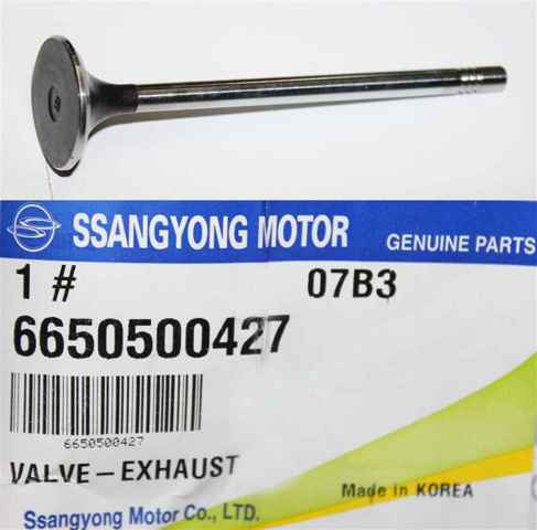 Выпускной клапан двигателя 6650500427 SSANG YONG