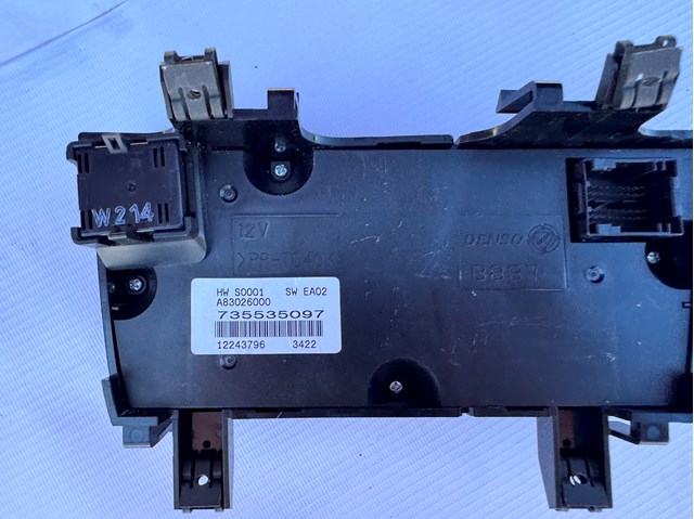 735535097 FIAT Модуль управления (ЭБУ) климат-контролем купить в Житомир