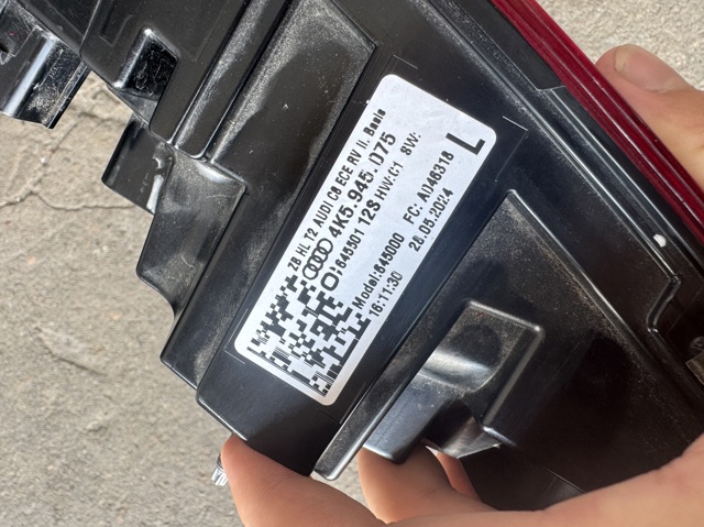 VAG 4K5945075 Фонарь задний левый внутренний в наличии Одесса