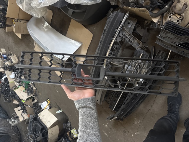 Решетка бампера переднего центральная 5E0853677G VAG
