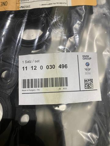 BMW 11120030496 Прокладка клапанной крышки двигателя, комплект в наличии Чернигов