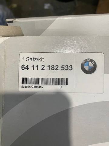 Воздушный фильтр салона 64112182533 BMW
