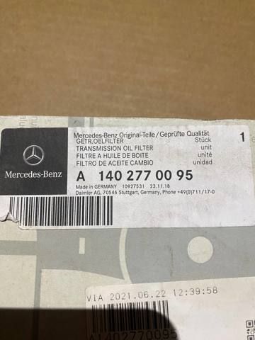 A1402770095 MERCEDES Фильтр АКПП купить в Хмельницкий