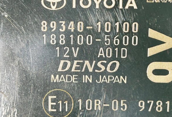 TOYOTA 8934010100 Модуль управления (ЭБУ) парктроником в наличии Николаев