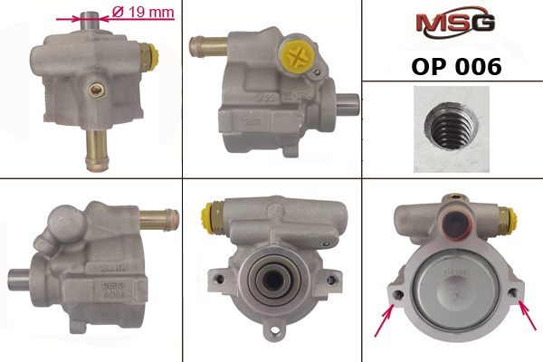 OP006 MS GROUP Насос ГУР купить в Черновцы