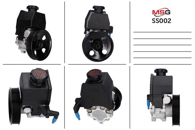 SS002 MS GROUP Насос гидроусилителя руля (ГУР) купить в Тернополь