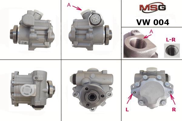 VW004 MS GROUP Насос ГУР купить в Черкассы