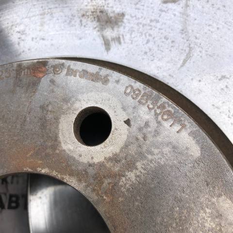 BREMBO 09B35611 Передние тормозные диски в наличии Харьков