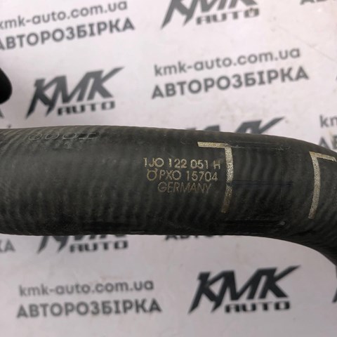 1J0122051H Шланг (патрубок) радиатора охлаждения нижний купить Павлоград