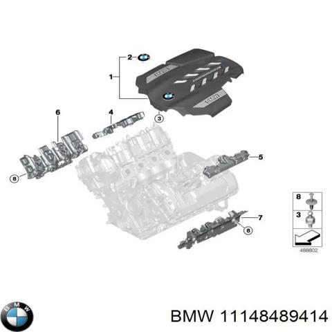 Экран двигателя 11148489414 BMW