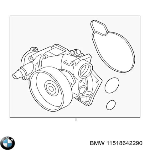 11518642290 BMW Помпа водяная (насос) охлаждения купить в Львов